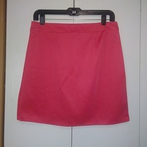 Pink mini skirt